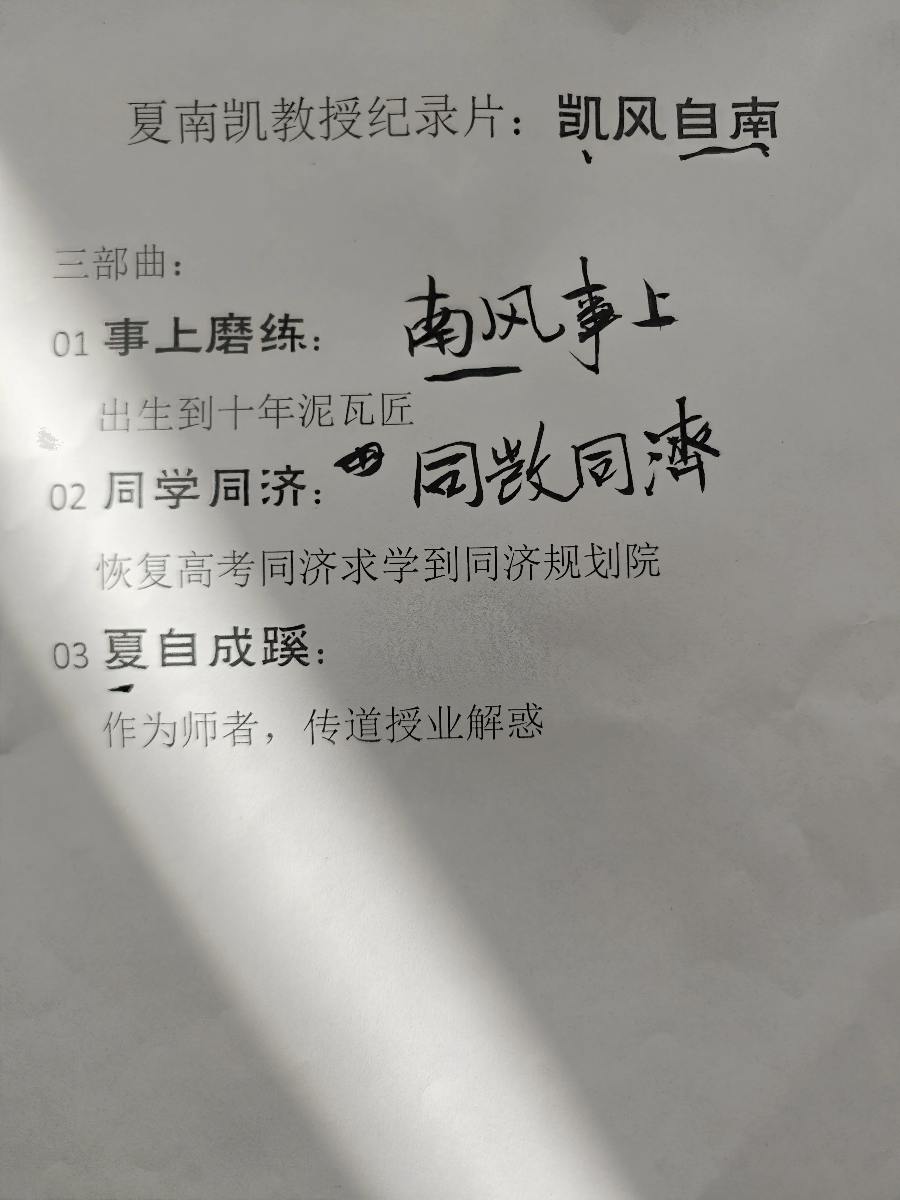 院士修改剧本提纲